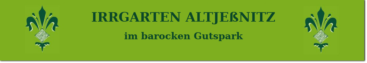 Irrgarten Altjeßnitz im barocken Gutspark